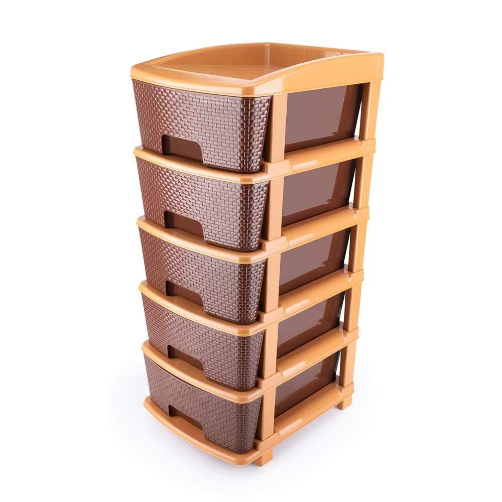 5-tier plastic organizer brown 5-tier plastic organizer brown